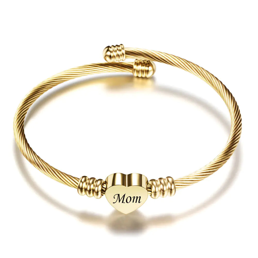 Personalized Mother's Day Bracelet - Handmade Jewelry Gift