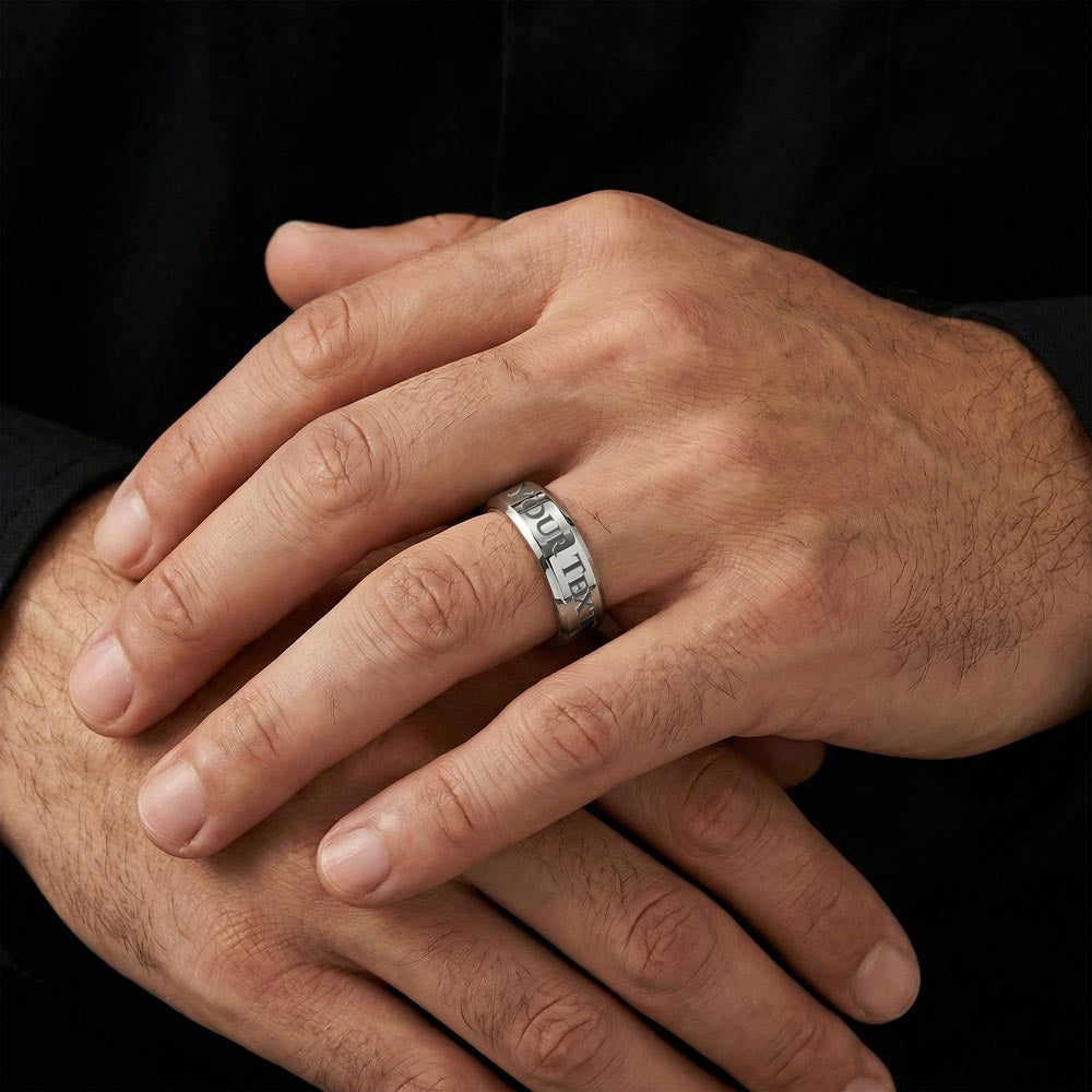 Personalized Ring - Custom Handcrafted Gift from Diamond T Farms