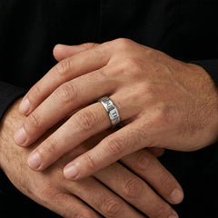 Engraved Mens or womens ring band