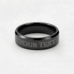 Engraved Mens or womens ring band