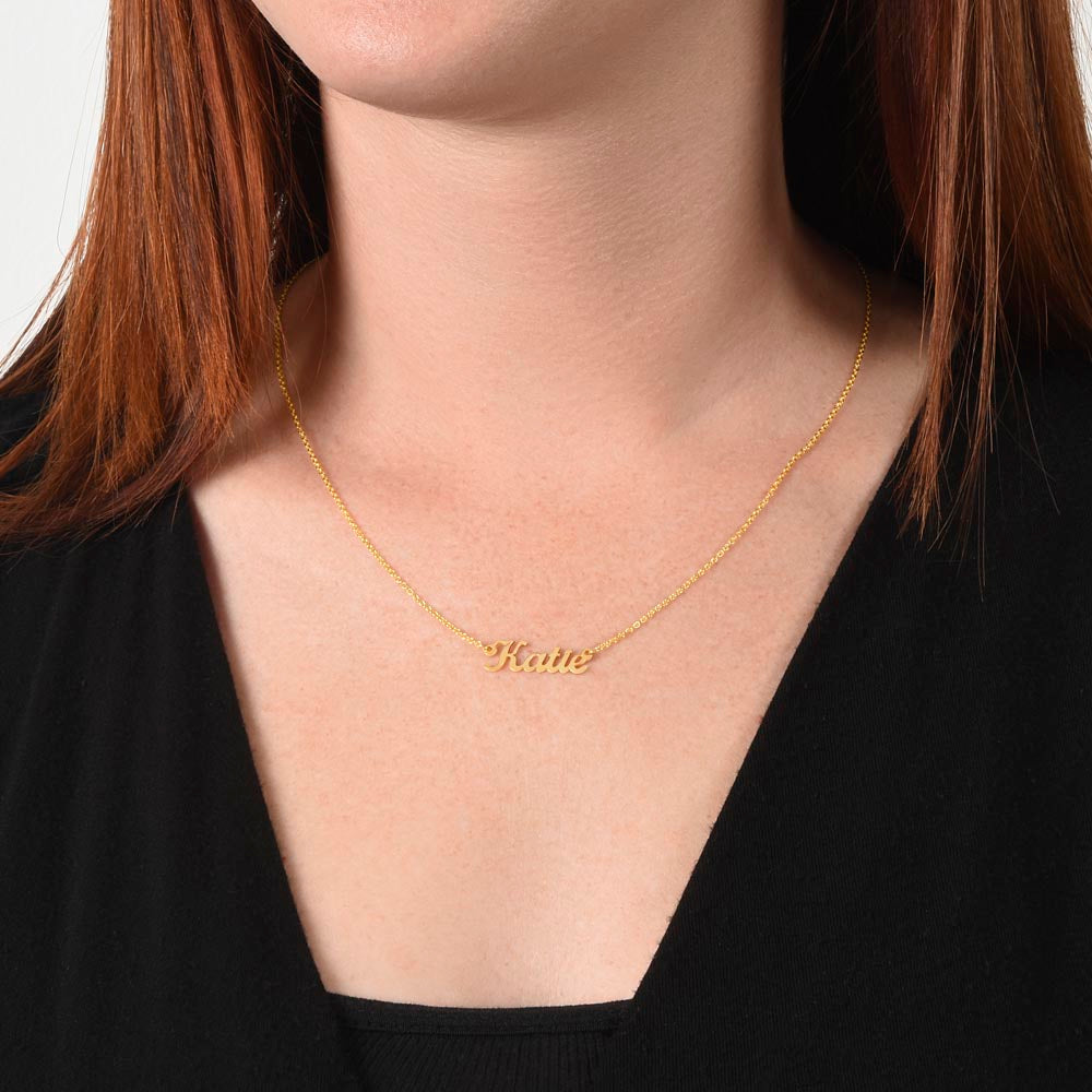 Personalized Necklace - Custom Handcrafted Gift from Diamond T Farms