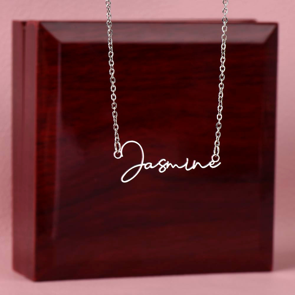 Personalized Necklace - Custom Handcrafted Gift from Diamond T Farms
