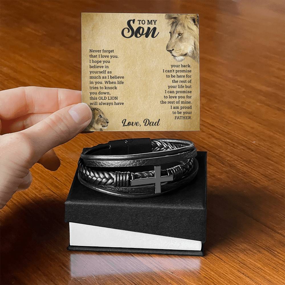 Meaningful Cross Bracelet - Personalized Keepsake Jewelry
