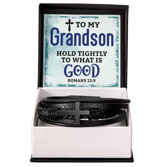 Genuine Leather Bracelet - Personalized Gift for Him