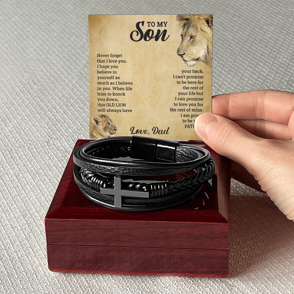 Meaningful Cross Bracelet - Personalized Keepsake Jewelry
