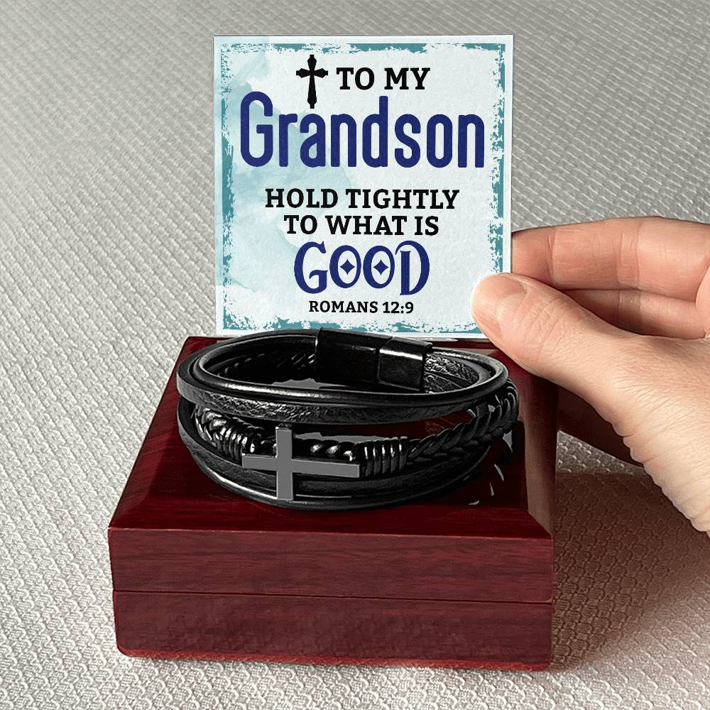 Genuine Leather Bracelet - Personalized Gift for Him