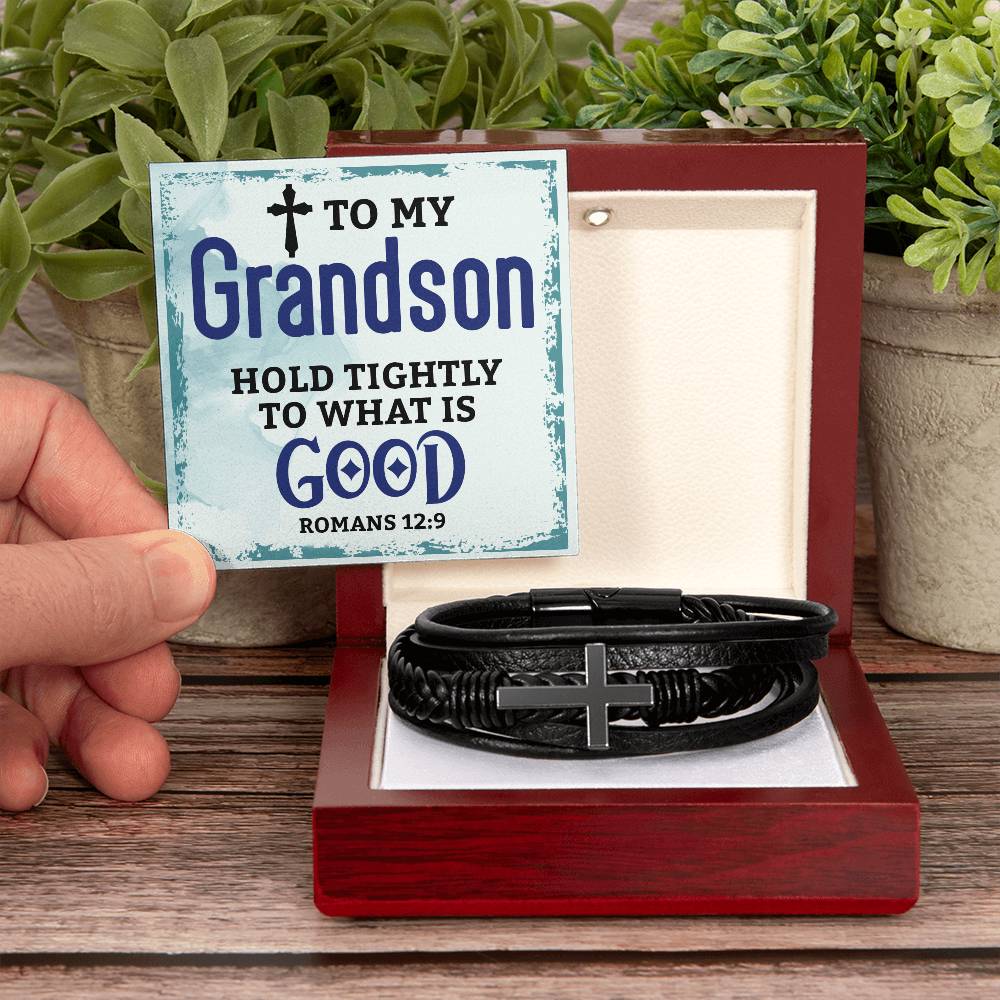 Genuine Leather Bracelet - Personalized Gift for Him