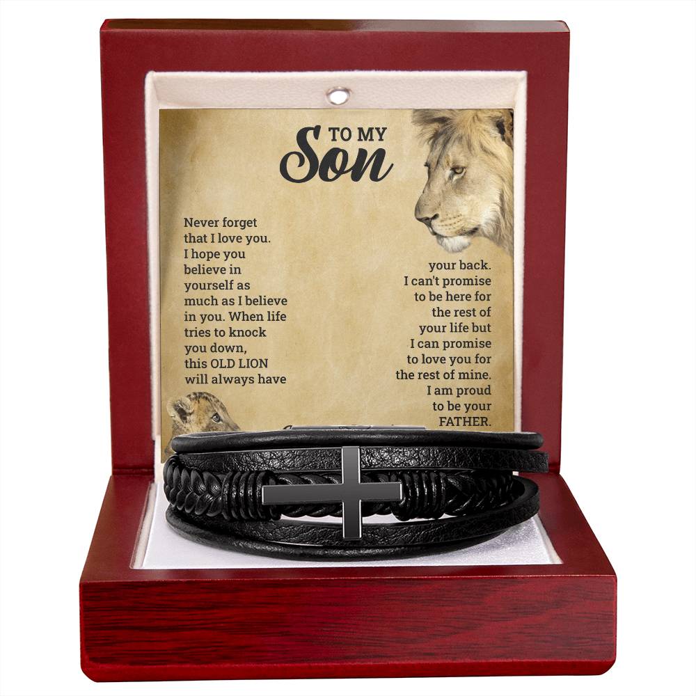 Meaningful Cross Bracelet - Personalized Keepsake Jewelry