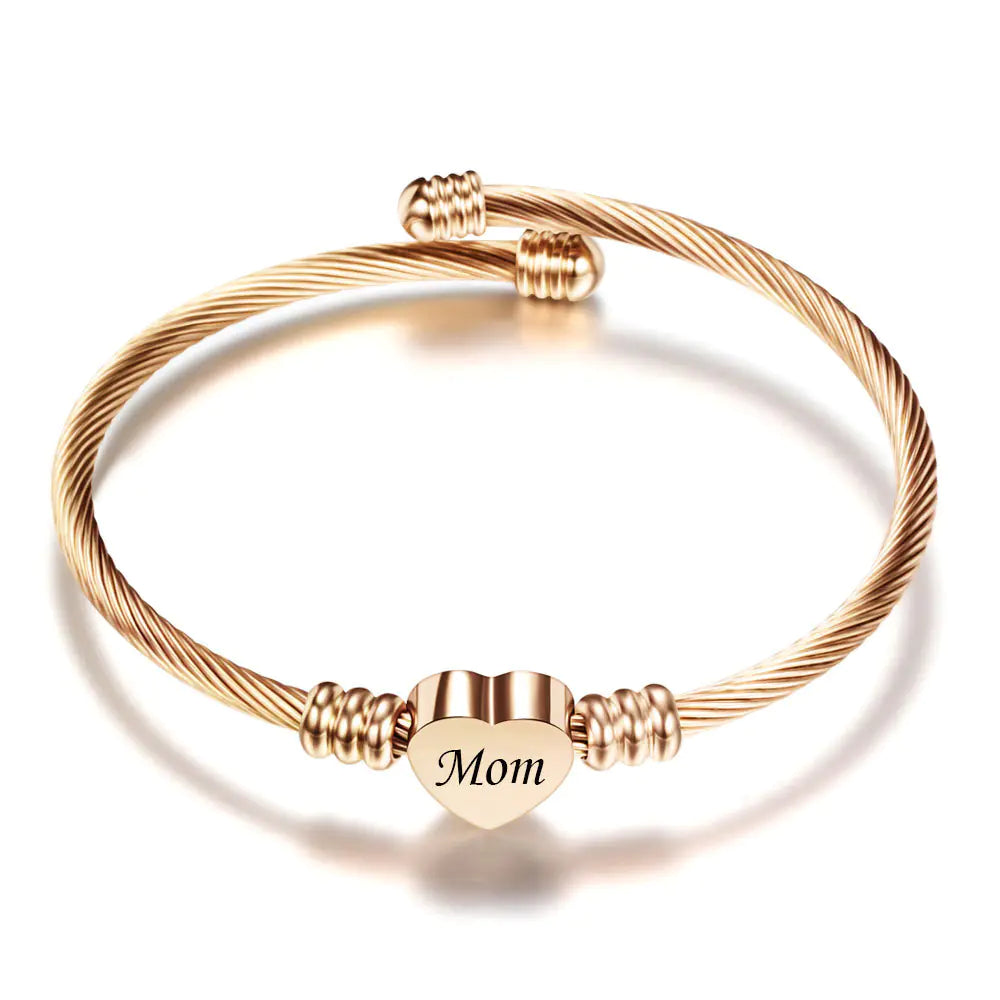 Personalized Mother's Day Bracelet - Handmade Jewelry Gift
